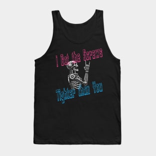 Mecha Skeleton Rocks! Tank Top